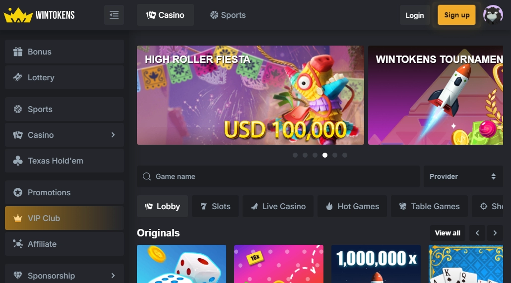 WinTokens Casino